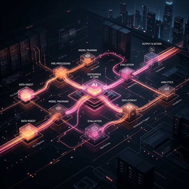 Focusing on enterprise workflow automation using AI architecture.