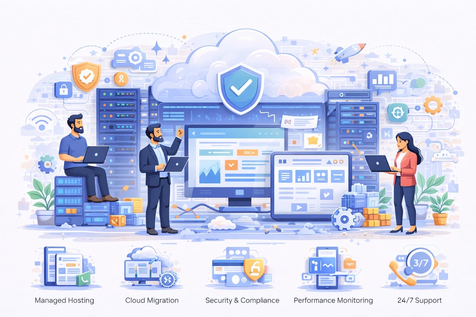 Renshok cloud hosting and managed infrastructure services for secure and scalable business growth in India and worldwide