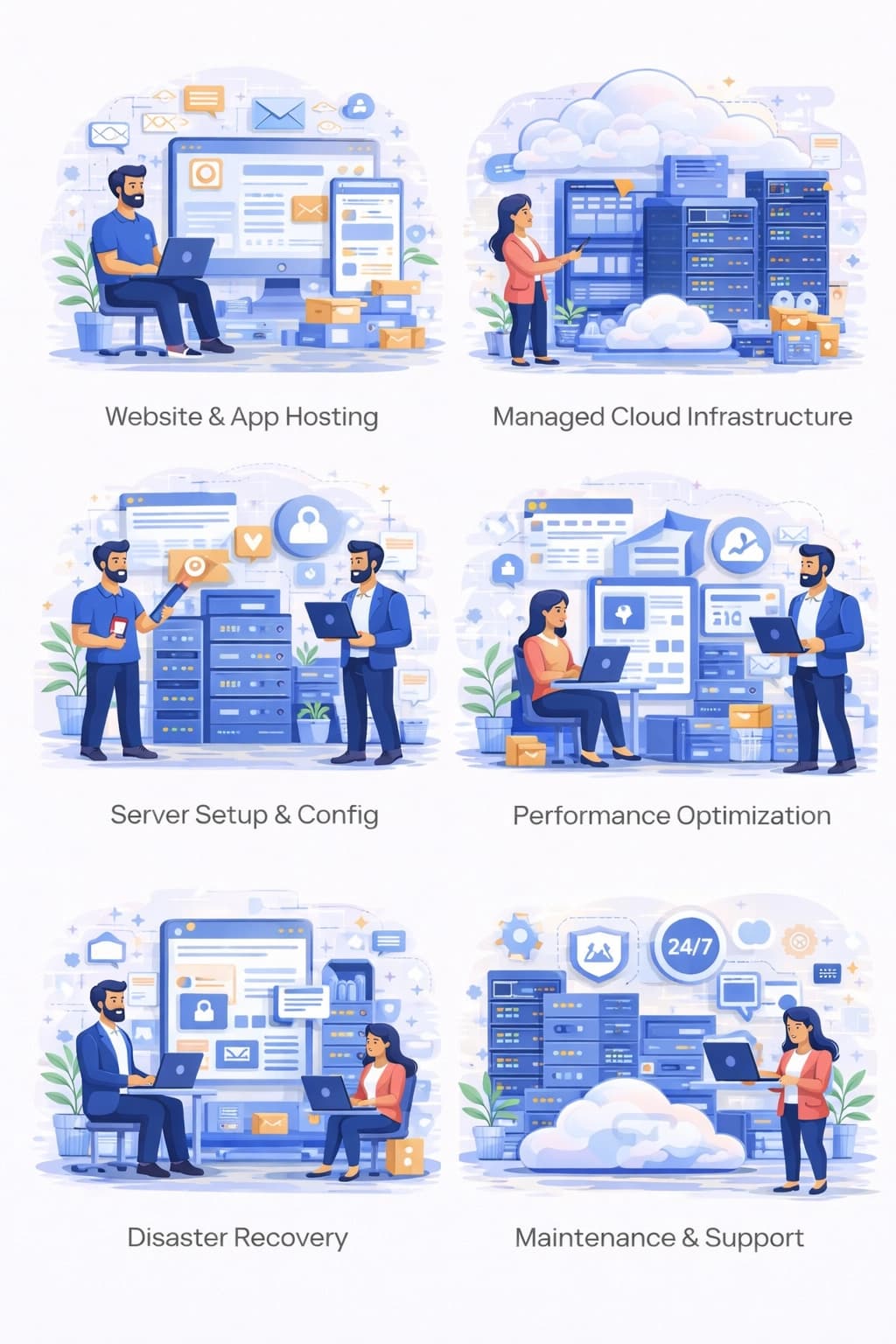 Managed cloud infrastructure, server setup and performance optimization services by Renshok