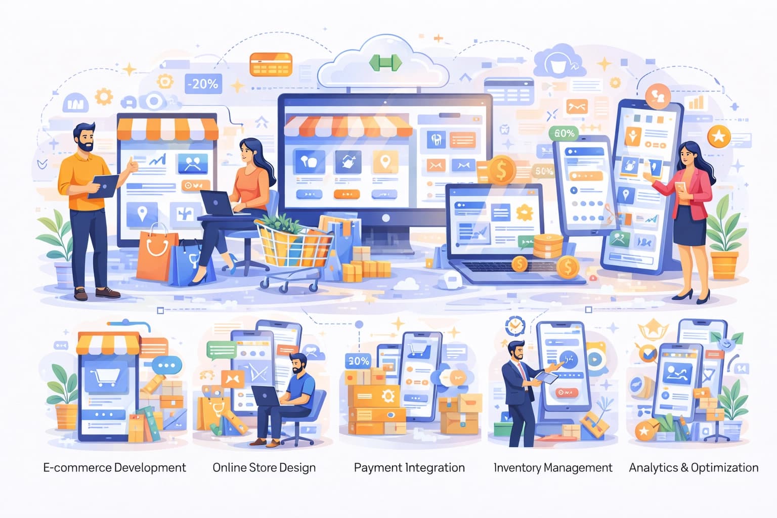 Renshok e-commerce development company building scalable online stores for businesses in India and worldwide