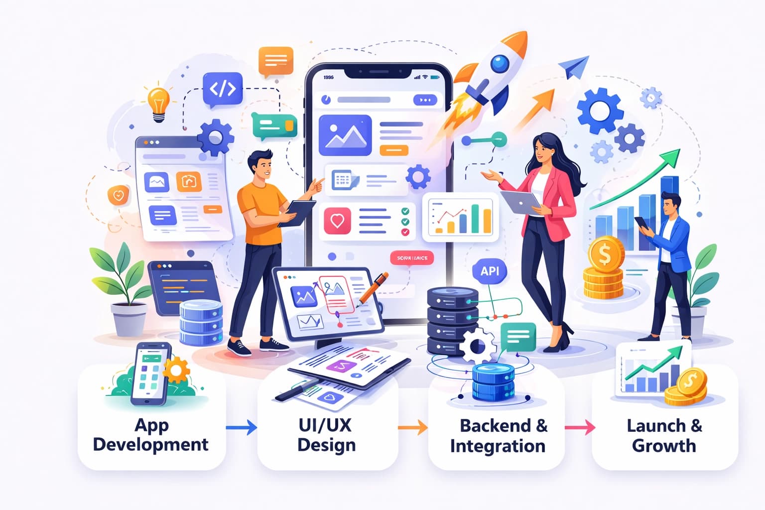 Renshok mobile app development company building scalable Android and iOS applications in India and worldwide